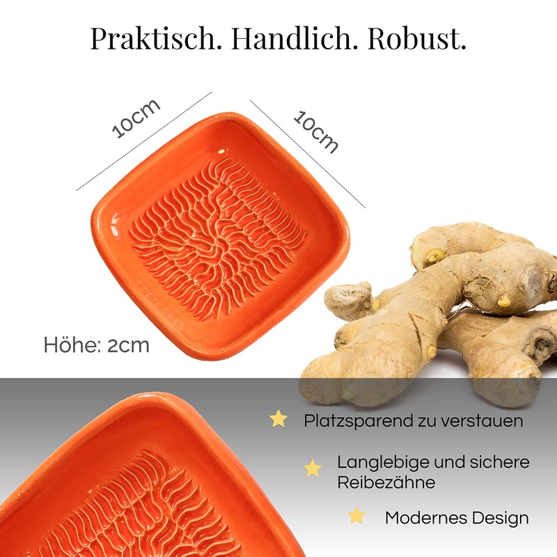 ANCKERAMIC Finland Original Ceramico Grater, Nutmeg Grater, Garlic Grater, Ginger