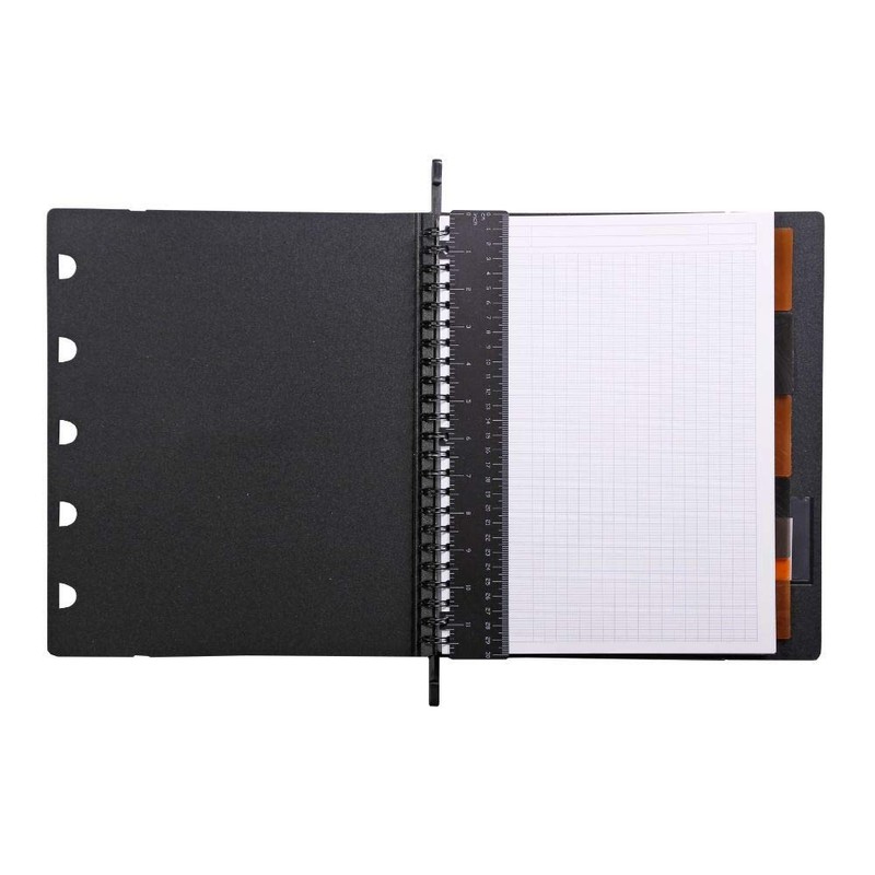 RHODIA 132151C - Exabook Black A4+ Refillable Organizer Notebook |