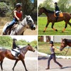 beroy Pantalones de equitación con Parches de Rodilla para niñas