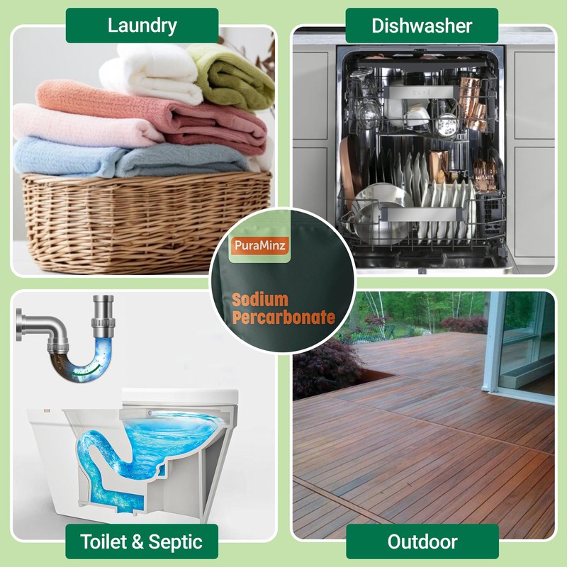 Sodium Percarbonate - 5 Pound - Premium Oxygen Bleach Powder