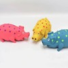 ZHENJIER Squeaky Pig Dog Toys, 2 Pack Grunting Pig Dog