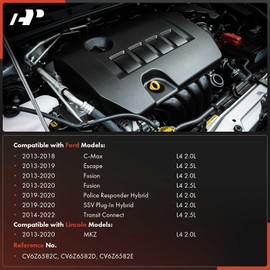 A-Premium Engine Valve Cover Replacement for Ford Escape 2013-2019 Fusion 2013-2020, 2.0L 2.5L L4 GAS/CNG DOHC Naturally Aspirated, Aluminum