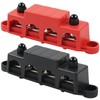 QIOON 12V-48V Bus Bar Power Distribution Block with 4 M8
