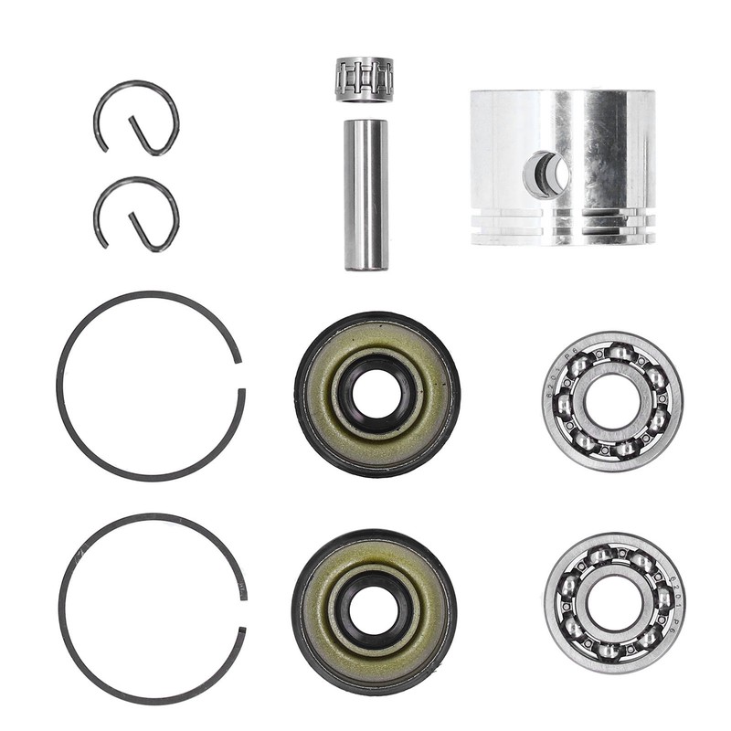 41.1mm Piston Kit Crank Bearing Fit for Poulan 220 221