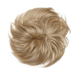Large Messy Bun Scrunchie Hair Piece Elastic Updo Cover Hair Extension Instant Ponytail Curly 80g 1pc Tousled Synthetic Hairpiece Thick Hair Donut for Women Ash Blonde