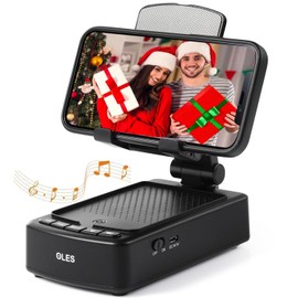 Gifts for Men, OLES Mobile Phone Stand with Bluetooth for Him Dad Women Who Want Nothing, Adjustable Tablet Holder with Wireless Speaker, Tech Gadgets for Table Desk, Unique Ideal