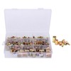 180Pcs Flat Heads Rivet Insert Nut Kit Metric Carbon Steel