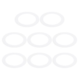 PATIKIL Goof Rings for 6-8" Inch Recessed Can Lighting Down Light, 8 Pcs Metal Goof Trim Rings Cover, Outer Diameter 8.62-inch, Inner Diameter 6.25-inch, Matte Finish White，Flush Mount