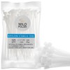 Wild Polar Premium Cable Ties - Clear/White & Black -
