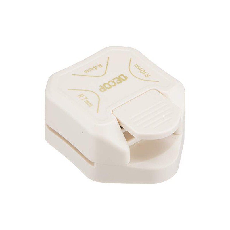 DECOP 4109916 3-Way Corner Punch, White