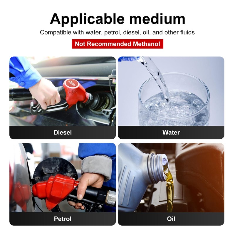 Wrustvnabc 3/8" Fuel Check Valve One Way Inline Non Return