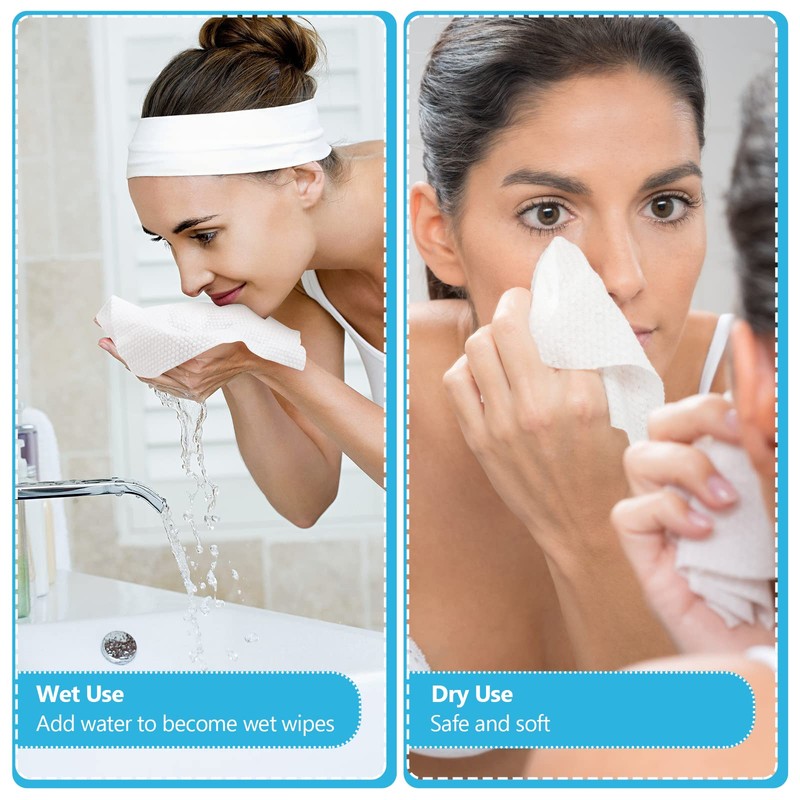 JANORS Disposable Face Towel,Face Wipes Cloths for Washing,Soft Facial Tissue