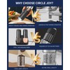 CIRCLE JOY Gravity Sensor Salt and Pepper Grinder Set with