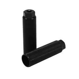 OUTLEYNY Bike Pegs, 3/8 inch - 26 Teeth Aluminum Alloy Bike Pegs Anti-Skid Foot Pedals BMX Pegs Rear Axles Stunt Pegs 2Pcs