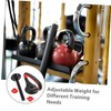 BESPORTBLE Adjustable Weight Kettlebell Handle Convertible Dumbbell Grip Robust Base