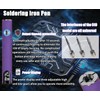 Soldering Pen Battery LCD 2.7V/3.4V/4.2V, Rechargeable Thread Burner kit