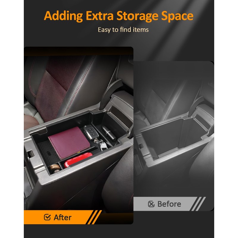 CDEFG for Chevy Blazer Center Console Organizer Tray 2020 2021