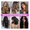 6pzs Curly Ondas En Cabello Rizos Sin Calor Tubo+gorro Satin
