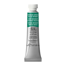 Winsor & Newton Professional Watercolor Pintura Acrílica, Verde (Green Blue Shade - 719), 5 ml, 1 Unidad