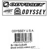 Odyssey A-Brake Pads Clear Linear-Pull BMX Bike Threaded-Posts Soft