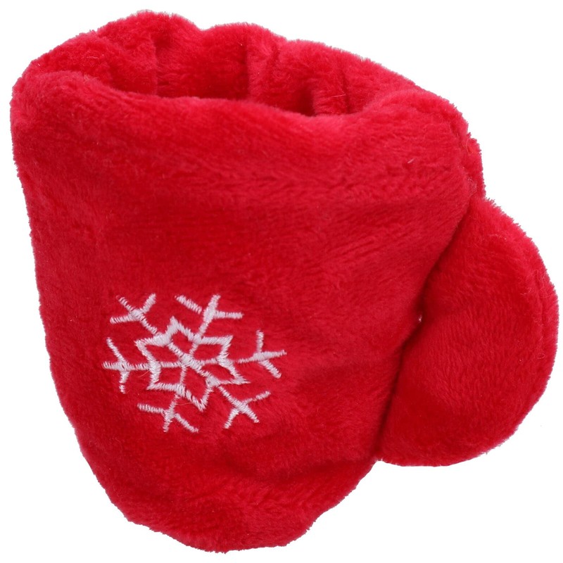 AB TOOLS Cat Gift Christmas Festive Small Crinkly Plush Mouse