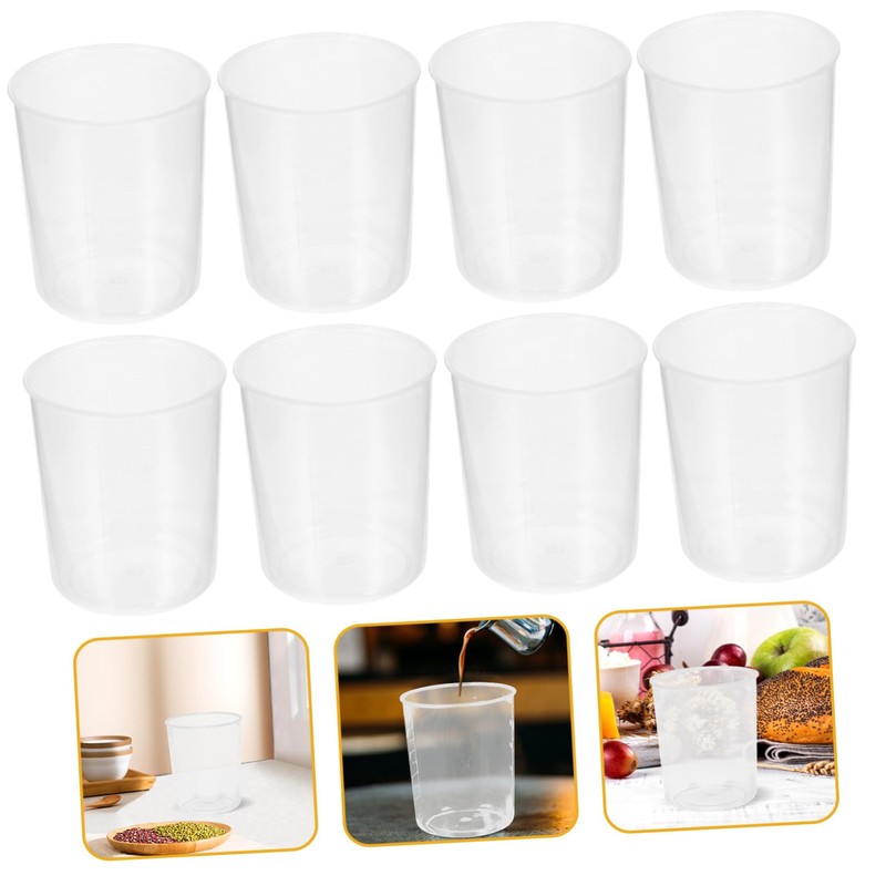 LABRIMP 50pcs Graduated Measuring Cups Scale Multipurpose Measuring Tools for
