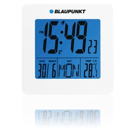 Blaupunkt CL02WH Alarm Clock with LCD Display Thermometer Date Clock White