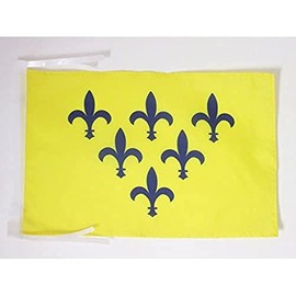 Duchy of Parma and Piacenza 1545-1731 Flag 18'' x 12'' cords - Parma SMALL flags 30 x 45cm - Banner 18x12 in - AZ FLAG