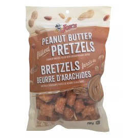 Down Right Healthy Foods L.P. Joe's Tasty Travels Peanut Butter filled Pretzels, 250g/8.75 oz