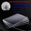 TSKDKIT Acrylic Discs A4 Acrylic Sheets Plexiglass Sheets Plastic Plate