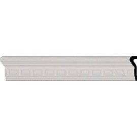 Ekena Millwork CHA03X01BL Blackthorne Chair Rail, 3 3/8"H x 1 1/8"P x 94 1/2"L, (1 5/8" Repeat), Primed