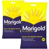 Marigolds 3 x Extra Life Kitchen Gloves Medium 2 Pairs