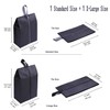 YAMIU Travel Shoe Bags Set of 2 Waterproof Nylon with