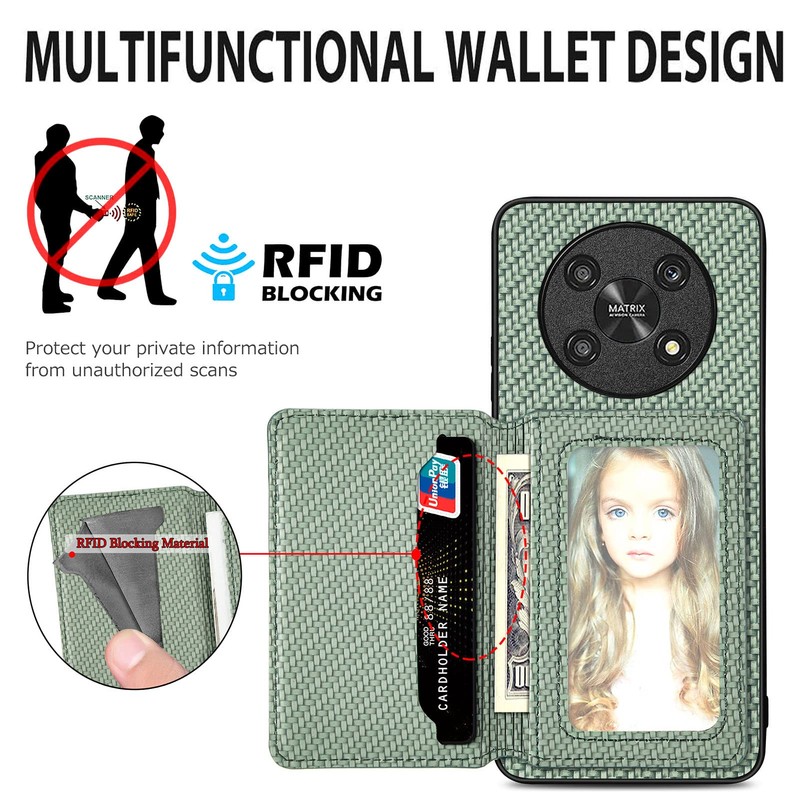 MOJIA Case for Honor Magic4 Lite, Ultra Thin Flip Card