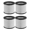 Goodsby 4 Pack 2801 Replacement 3-in-1 True HEPA Activated Carbon