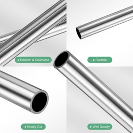 M METERXITY 1-Pack 300mm 316 Stainless Steel Tube, 5mm OD 0.5mm Wall Thickness Seamless Stainless Steel Tubing for Construction/Machining/DIY Crafting, Metal Straight Pipe [0.2x0.5x11.8IN]