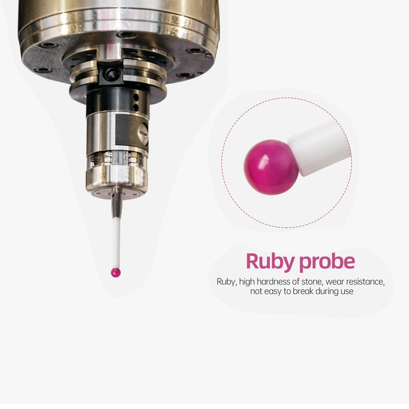 XUNKUANER CNC & CMM M4 Touch Probe Stylus，0.001mm Accuracy, Ceramic
