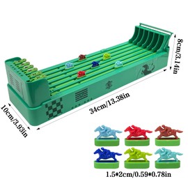 PQKL-party Horse Racing Game, Electric Horse Racing Game, Table Games Horse Games, Tabletop Games for Adults Children, Table Games Horse Games Pony Horse Racing Game for Family Parties