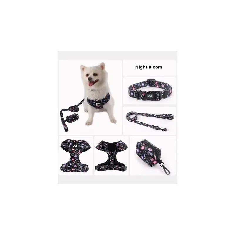 Kit Arnes Pechera Correa Collar Perros Ajustable