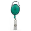 PCL Media ltd Green Retractable Badge Reel with Carabiner Clip