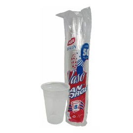 San Jorge 50 Vasos Desechables #8 De Plástico 8 Onzas 236ml