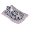 Cat Ornament Simulation Design Vivid Cute Plush Lying Cat with