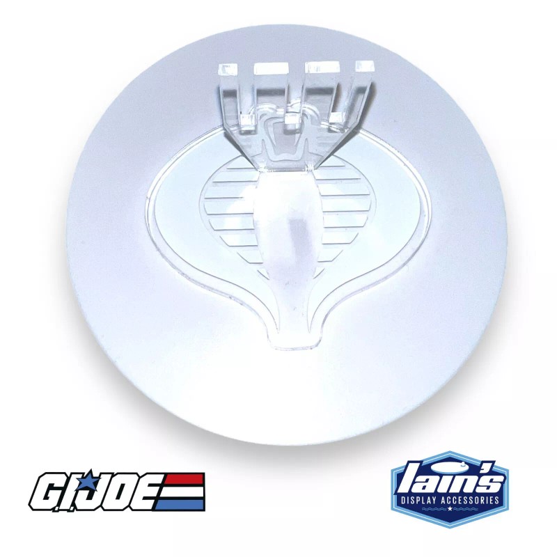 GI Joe - Serpentor Air Chariot Stand - CLEAR -