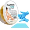 Sugaring paste kit with applicator and gloves set. Sugar Waxing