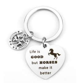 Horse Gifts for Women Horse Keyring Horse Girl Gifts Valentine Gifts for Kids Teenage Girls Equestrian Gifts Horse Riding Keychain Horse Riding Gifts Horse Themed Gifts 发or Girls Horse Riding Gifts
