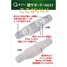 【腰専科】 腰サポーター 姿勢 調整 コルセット背中 二重構造 メッシュ 立ち仕事 デスクワーク 男女兼用 (グレー, XL)