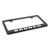 Ford Bronco UV Printed License Plate Frame - Gray