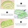 DOITOOL 11pcs Geometric Drawing Template Set Plastic Ruler Stencils for