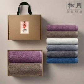Songwol 송월타올 2026 신년 붉은말 새해 감사수건 30수 호텔수건 고급 [섞어서] Songwol Towel 2026 New Year Red Horse Thank You Towel 30 Cotton Hotel Towel Premium [Mixed]