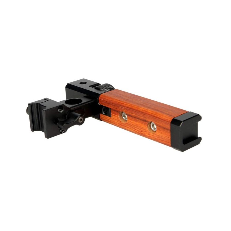NICEYRIG NATO Handle Camera Handle Wooden Handle with 15 mm